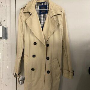 Unissex Beige Trenchcoat